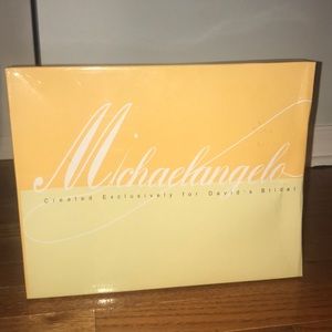 Michaelangelo David’s Bridal Cream Lace heels